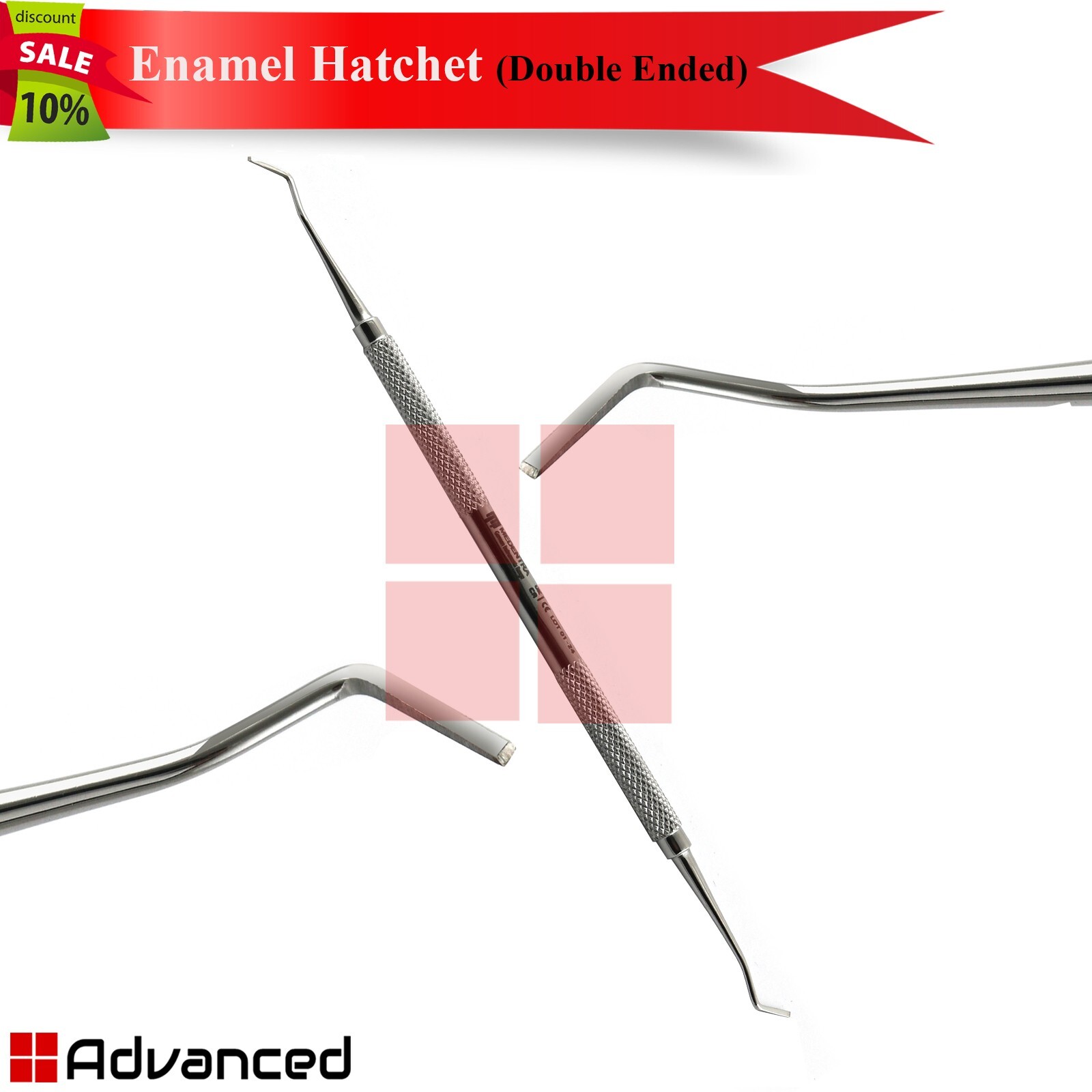 ENAMEL HATCHETS Beveled Cutting Chisel Dental Restorative Instruments