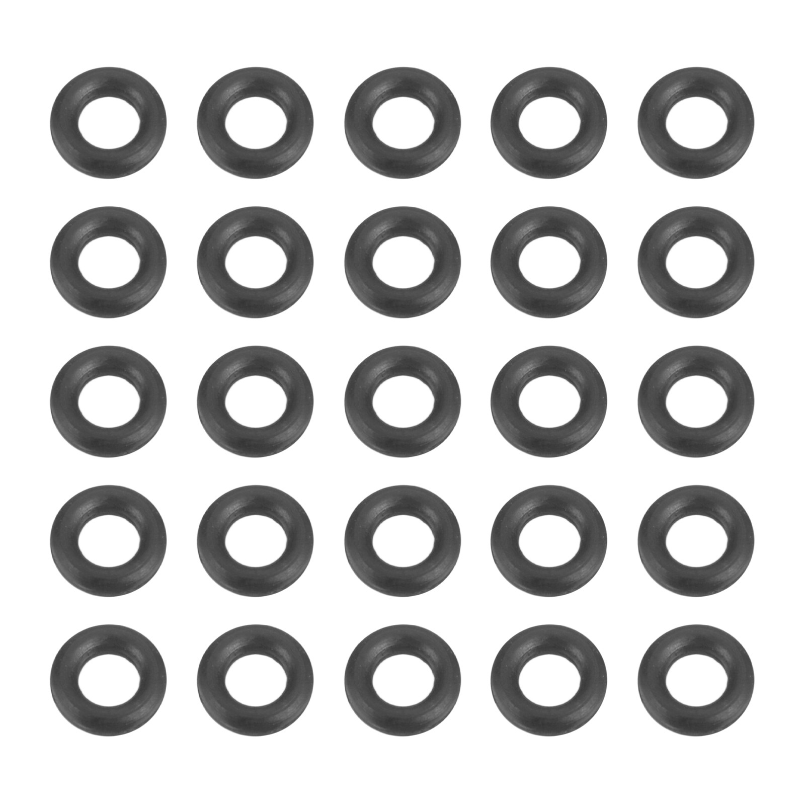 50pcs Nitrile Rubber O-Rings 4.5 x 2.5 x 1mm Metric Buna-N NBR Sealing Gasket