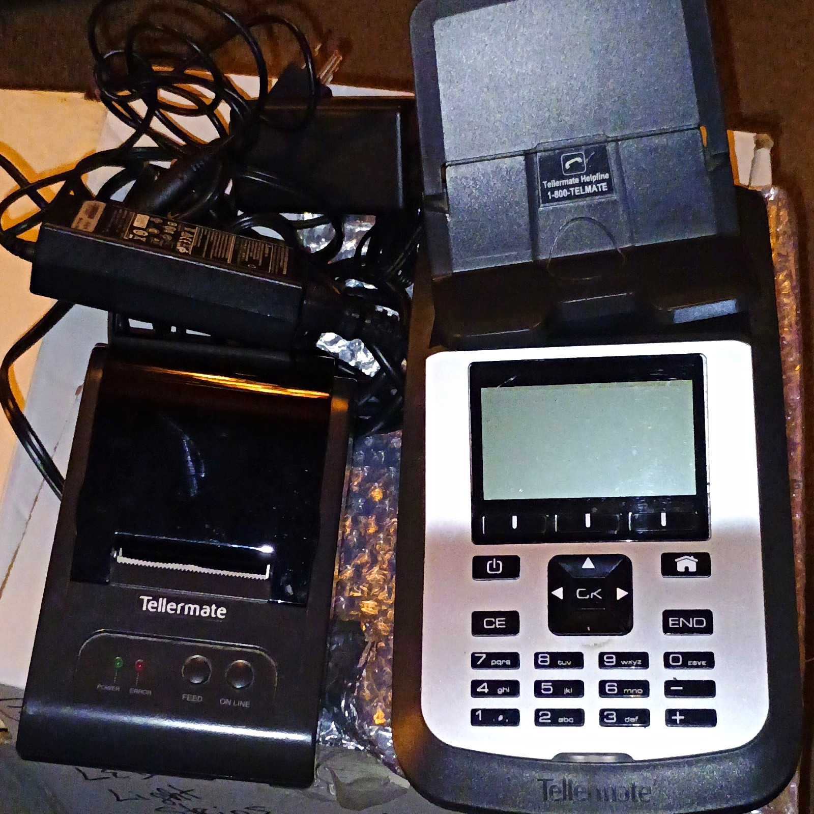 Tellermate FX Thermal POS Receipt Printer, Wired, Windows, 2.26in, Tearbar