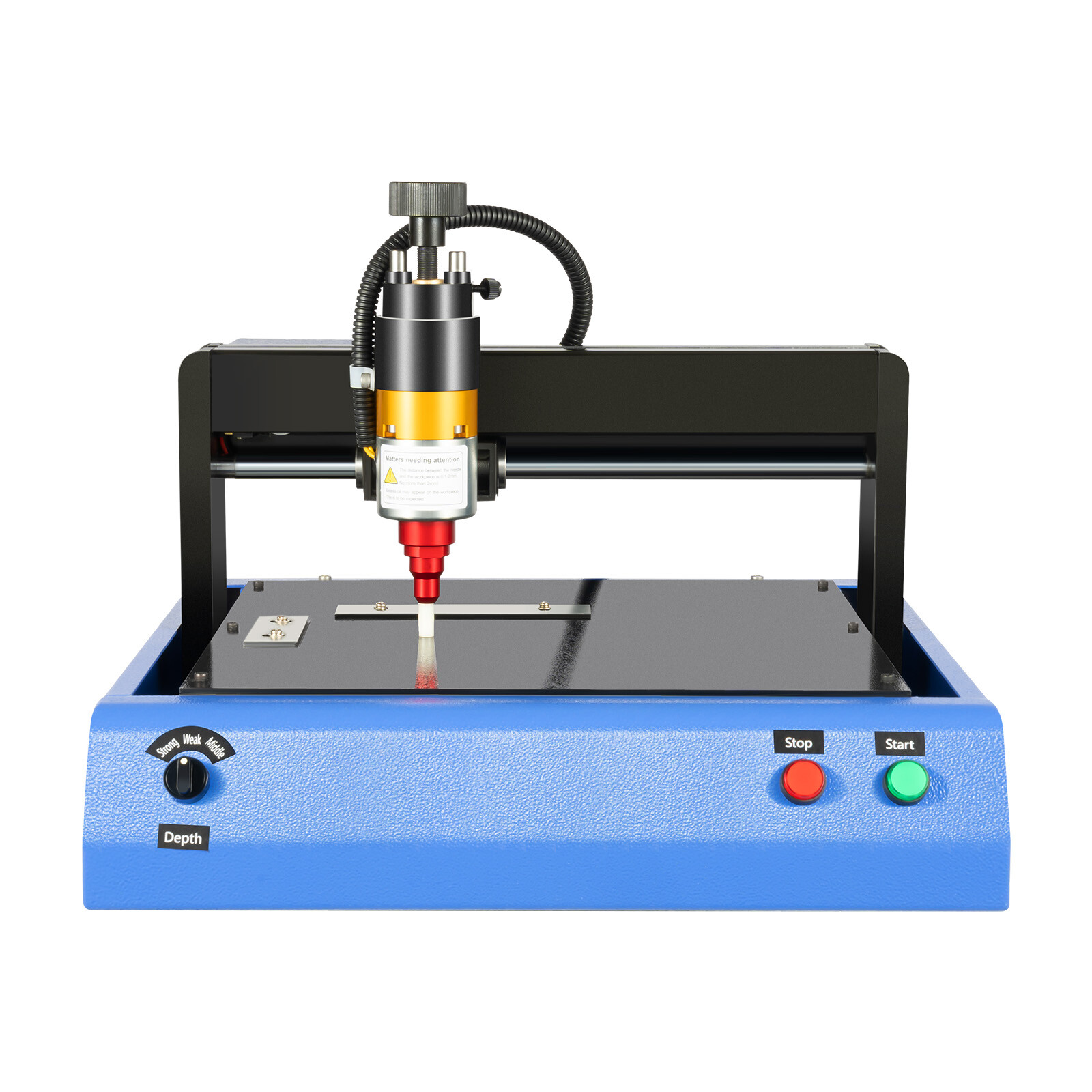 110V Electric Metal Marking Machine Dot Peen 200x150mm For Number Letter Label