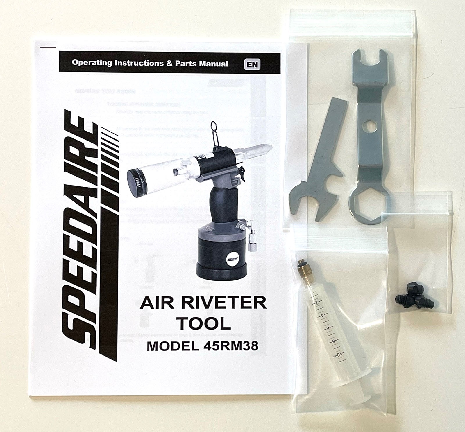 NEW Unbranded Speedaire 45RM38 Heavy-Duty Rivet Gun Riveter Fastener Air Tool