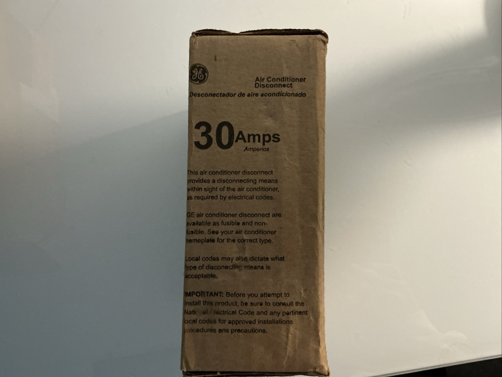 GE TF30RCP 120/240V AC Disconnect Safety Switch – Gray