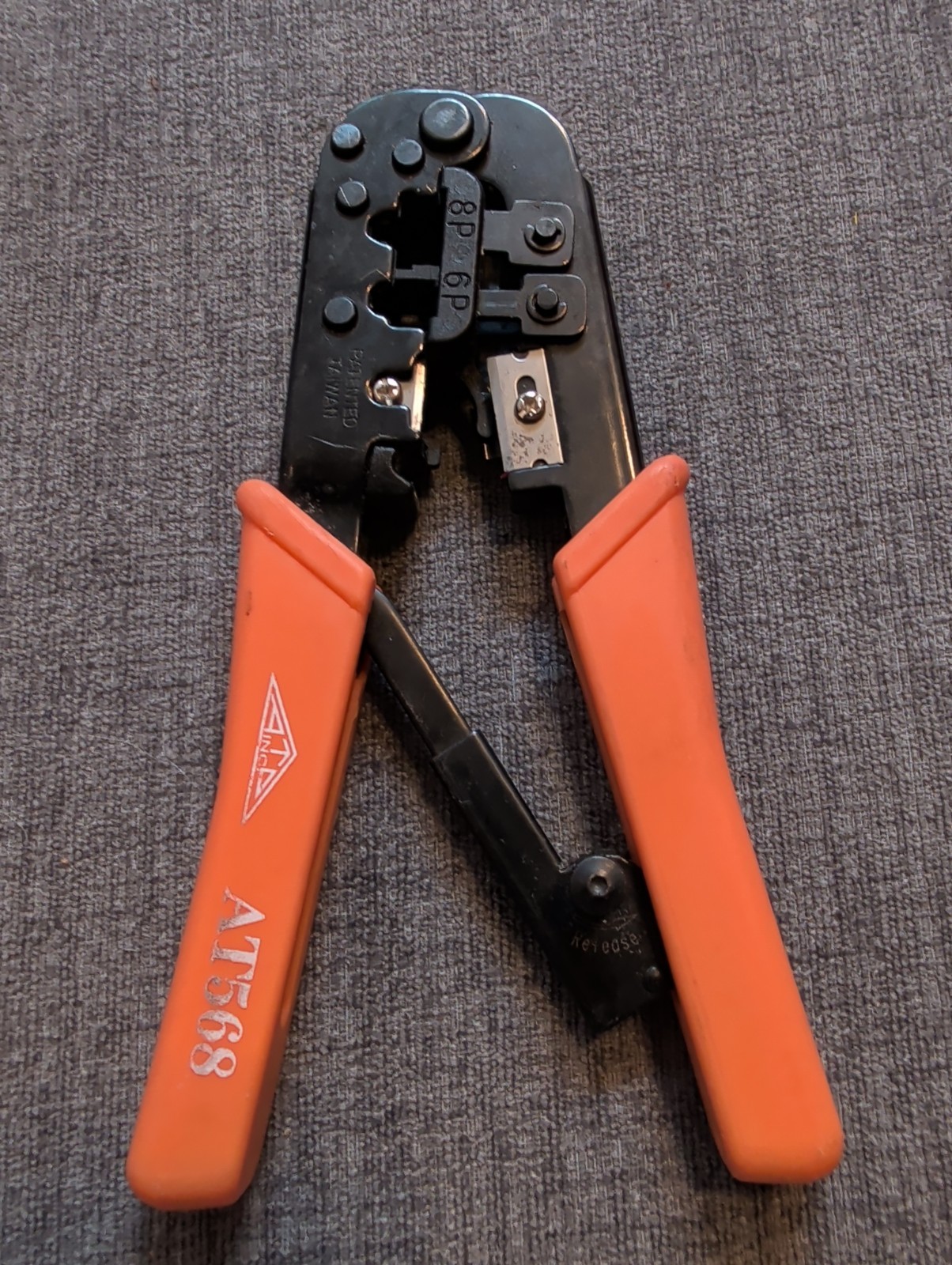 ALLEN TEL AT568 Modular Crimping Tool RJ11 RJ12 RJ45 Network Phone Cable Crimper