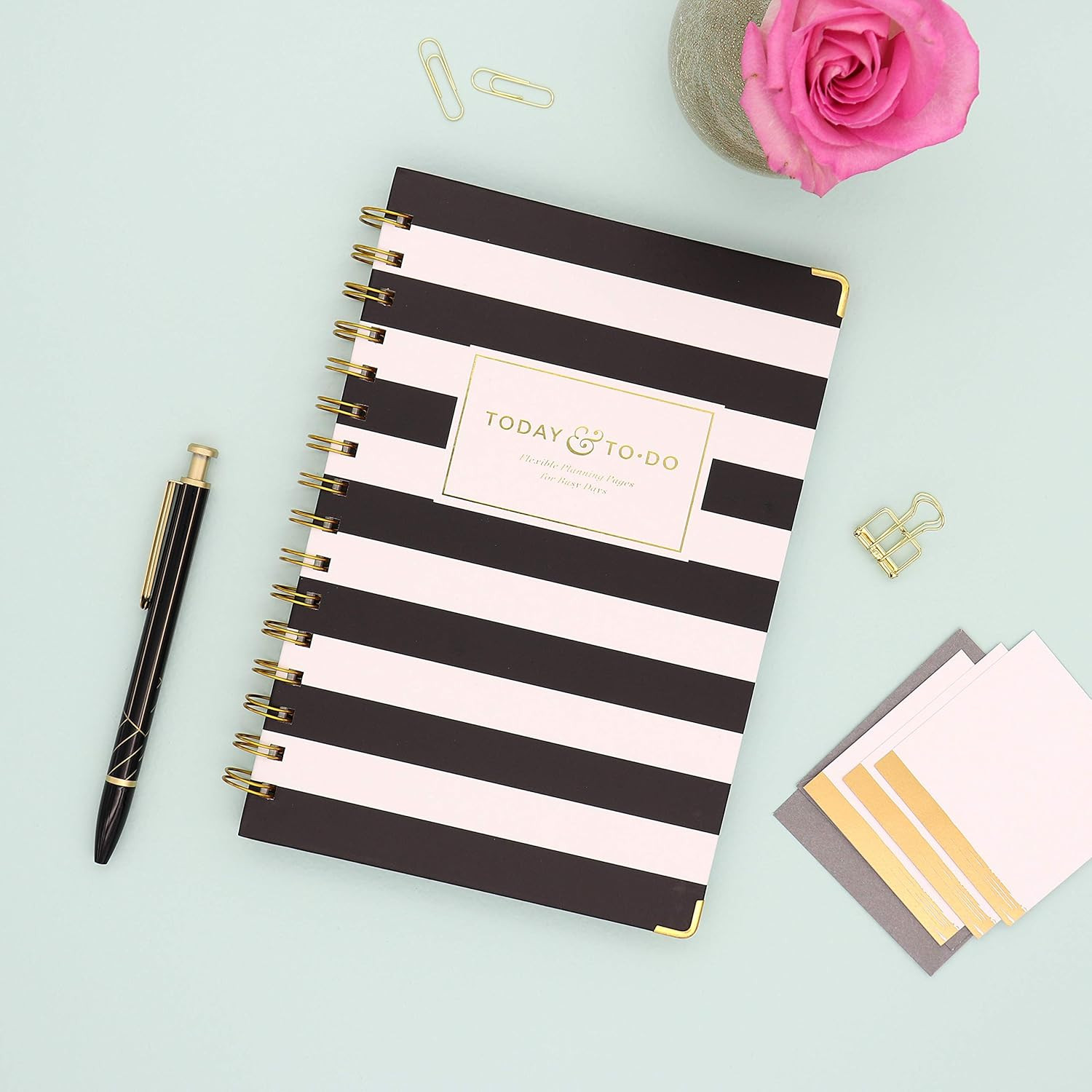 Day Designer for Today To-Do Notebook, 160 Ruled Pages, Twin-Wire Binding, Hardc