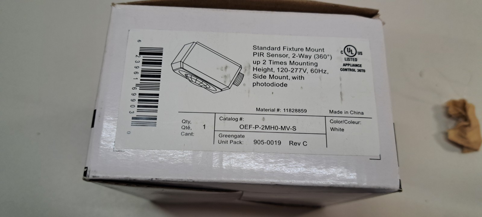 Cooper Metalux OEF-P-2MH0-MV-S 120V Sensor 360°