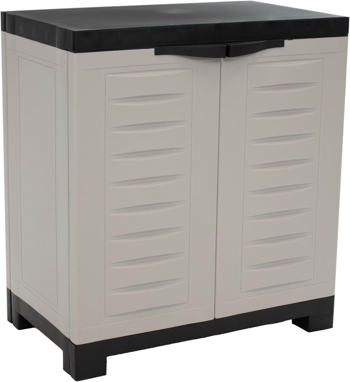 Basement – Gray, Office, Sunnydaze H Resin Garage Storage Cabinet – Garage