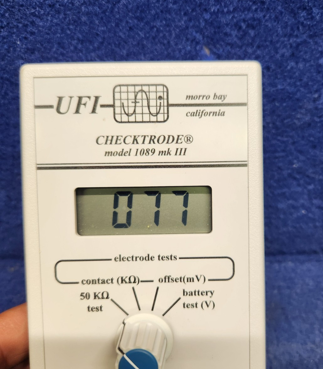 Electrode Tester UFI Checktrode Model 1089 MK III Impedance Meter