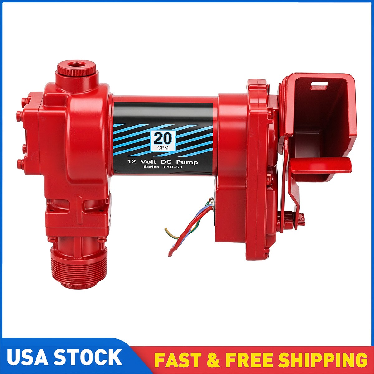 Fuel Transfer Pump 15GPM 12V for Gasoline Diesel 2V 15GPM multi-fuel pump