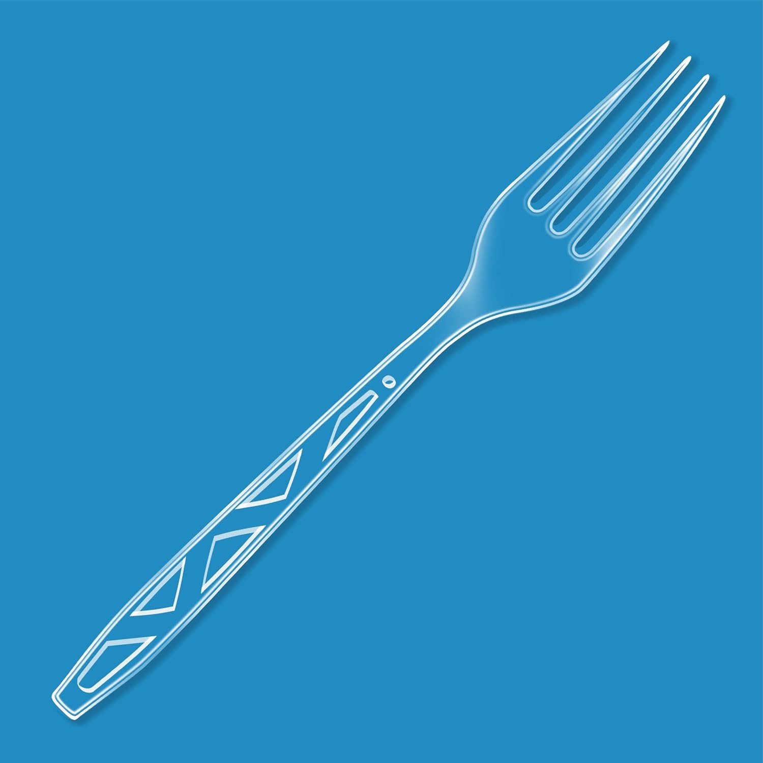 Disposable Clear Plastic Forks, Premium Quality, BPA-Free, for Everyday Use,