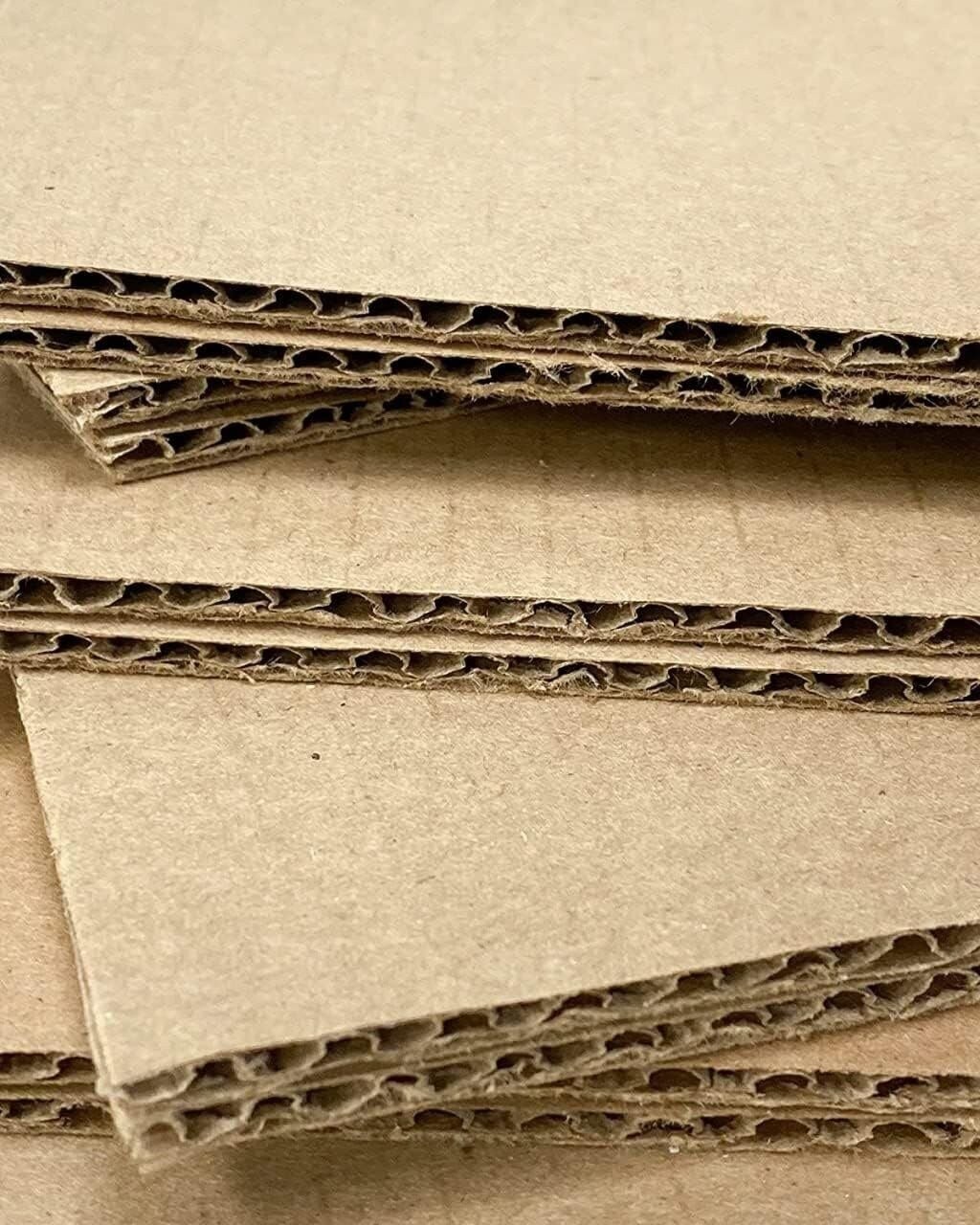200 12×12 Cardboard Corrugated Pads Inserts Filler Sheet 12 x 12