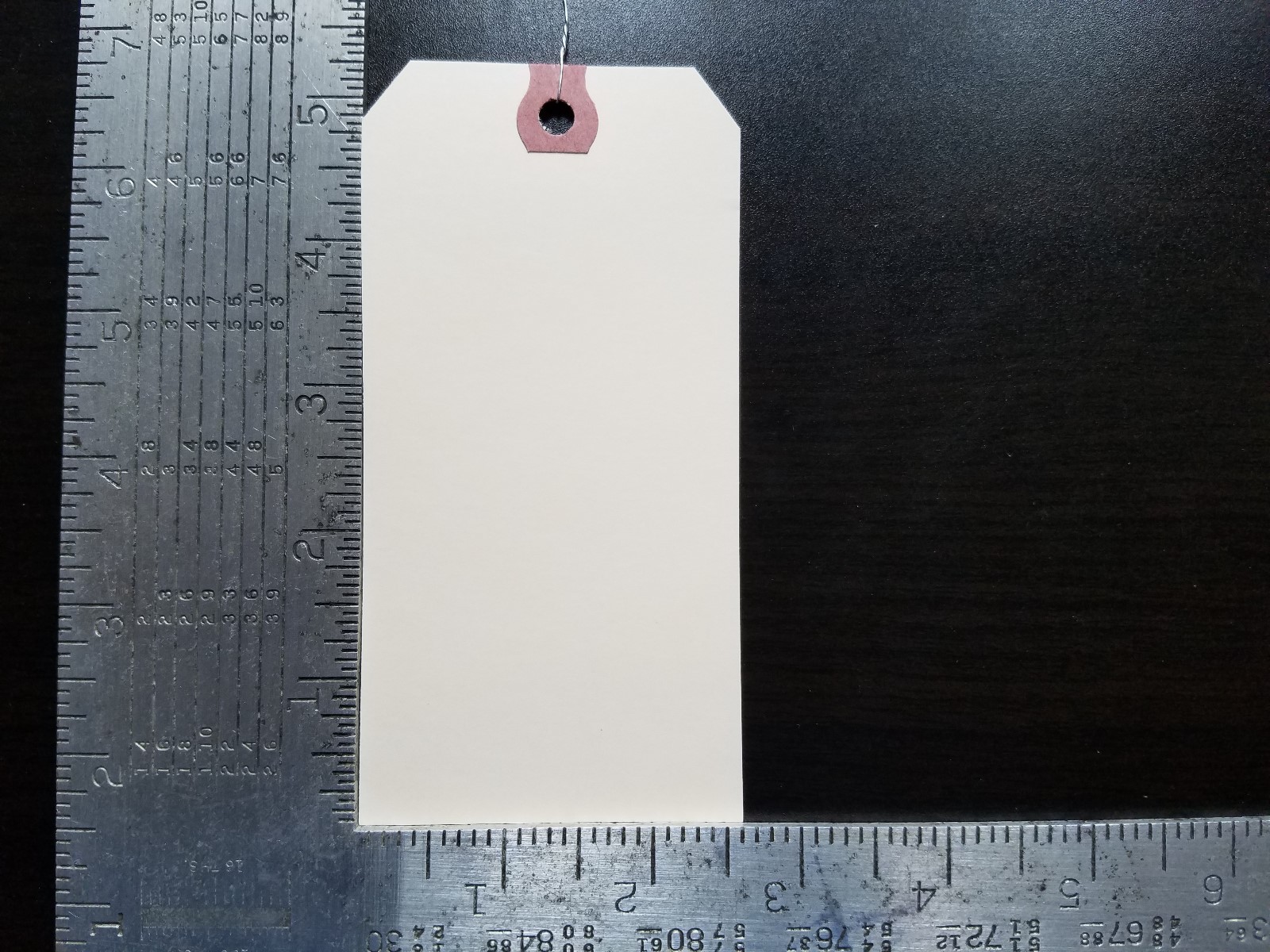 Wire Manila Tags Reinforced Hang Label Inventory Shipping Stock Size 1 2 3 4 5 6