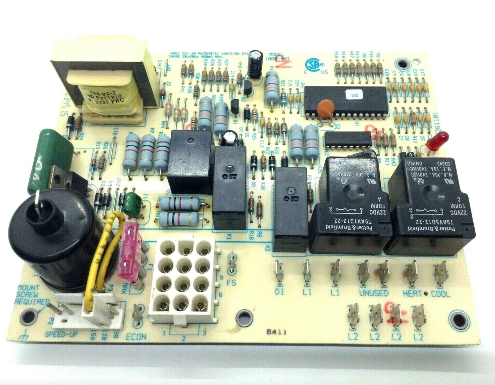 Honeywell Goodman Amana 20261101 Furnace Control Board 1068-403 used tested fast