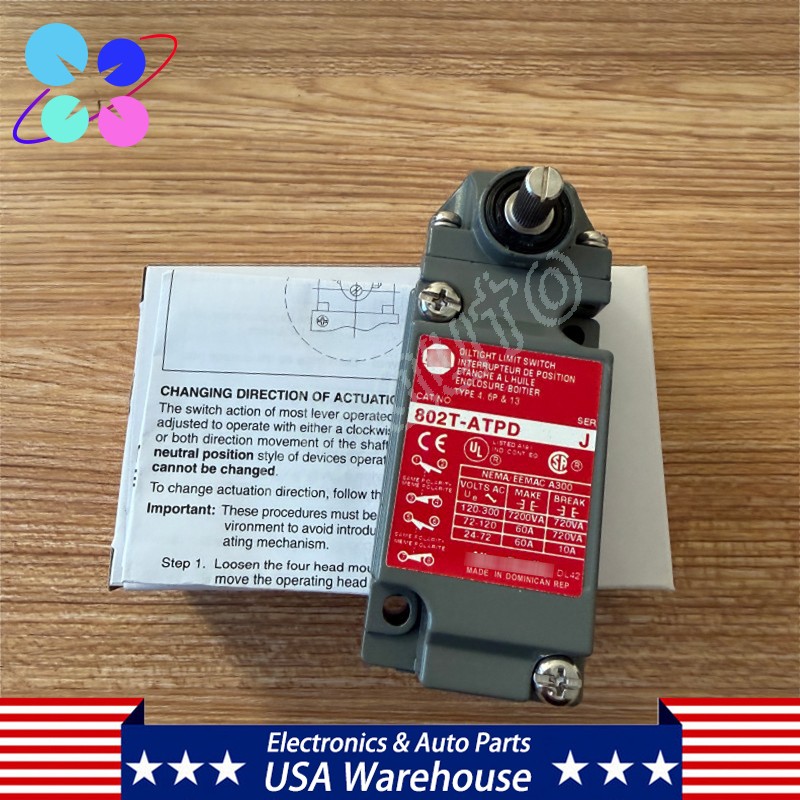 New For Allen Bradley 802T-ATPD 802TATPD OilTight Limit Switch Series J NIB