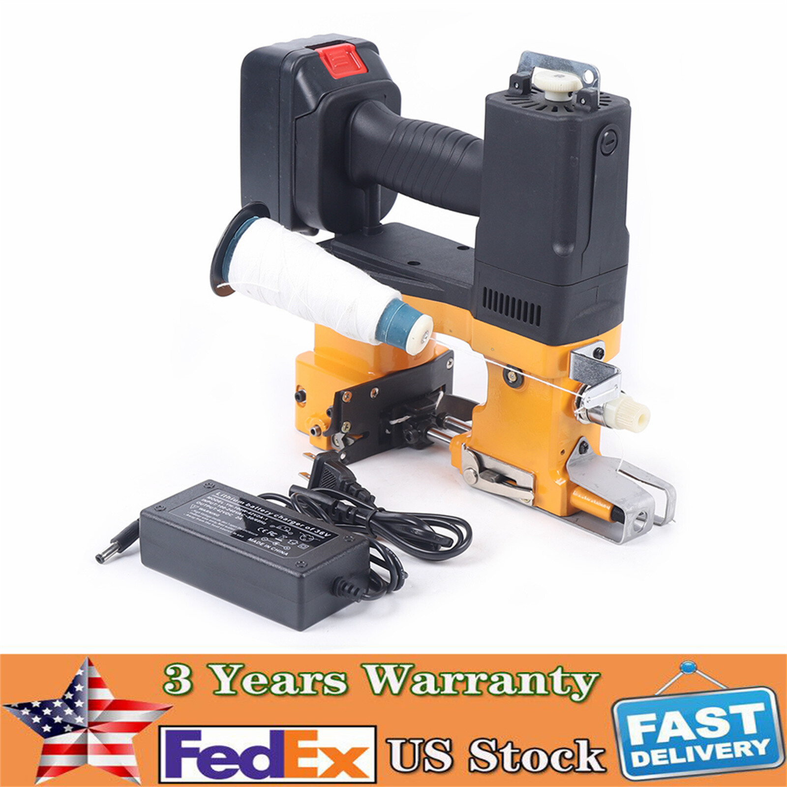 Bag Closer Sewing Machine Industrial Bag Closing Machine Handheld Bag W/ Charger
