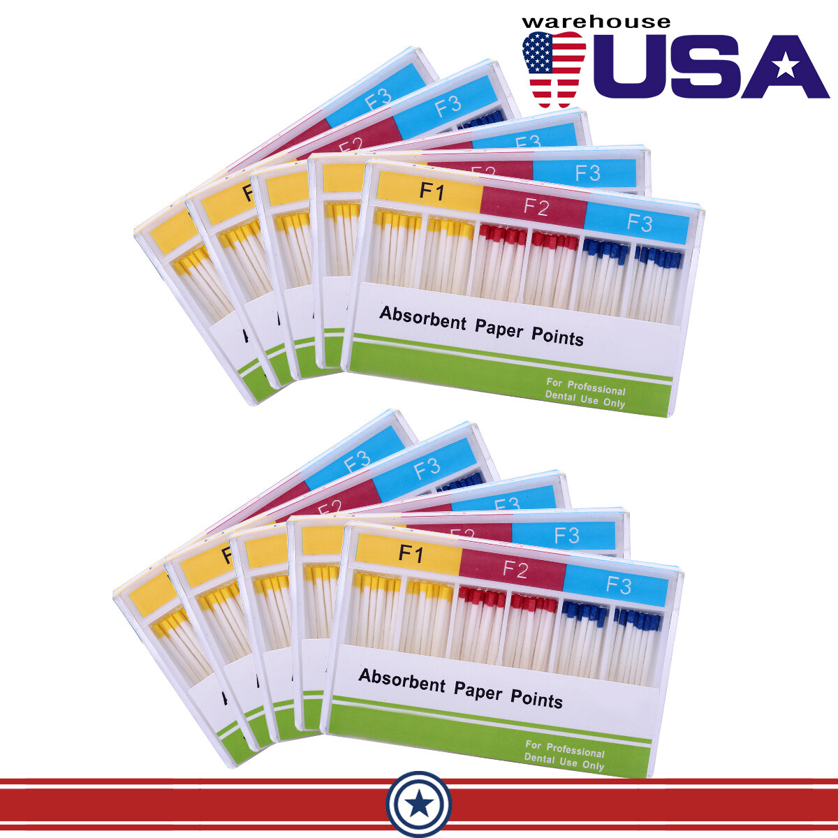 Dental Absorbent Paper Points/Gutta Percha Points For Eododontic Root Canal