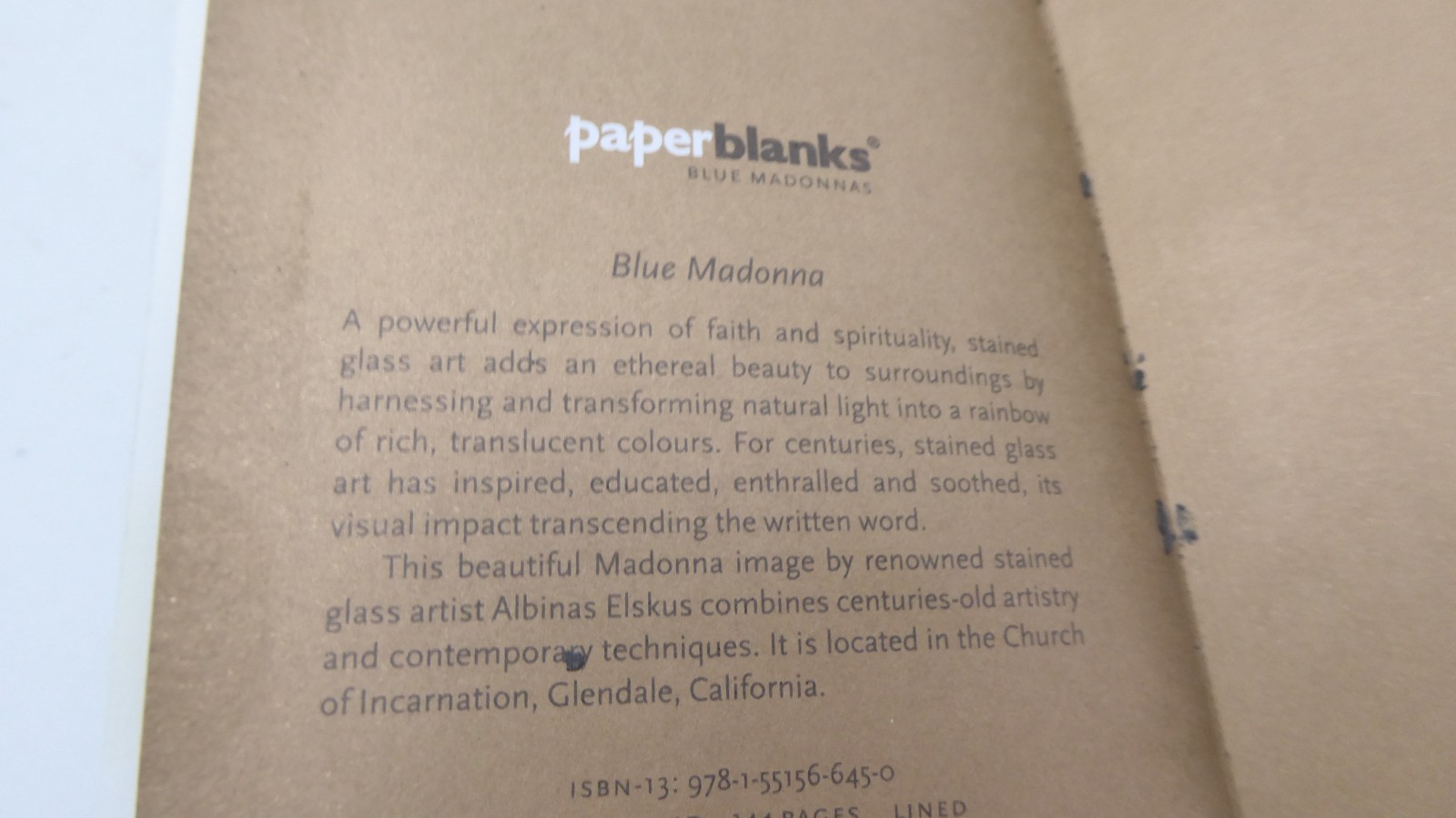 Paper Blanks Blue Madonna Biblio Lined Journal 2006 READ