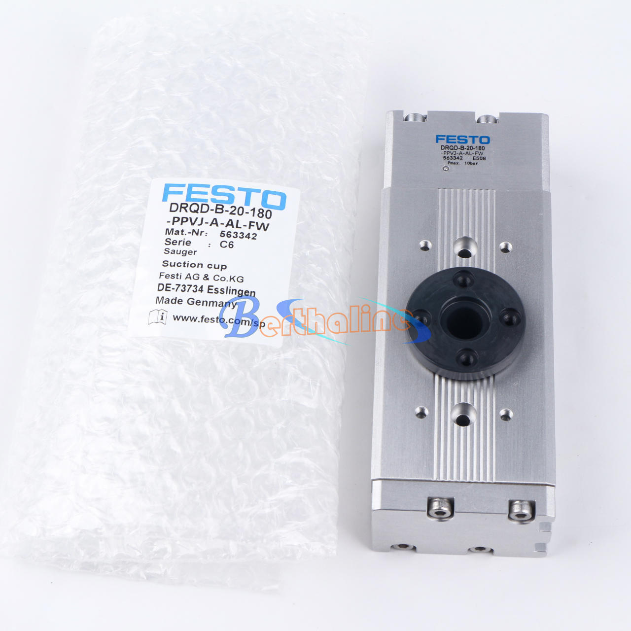 New In Box FESTO DRQD-B-20-180-PPVJ-A-AL-FW (563342) Twin-piston Cylinder