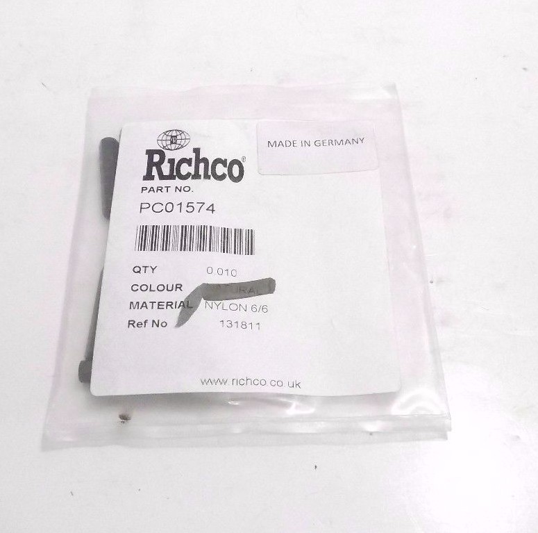 Richco PC01574 Hex Spacer (HTSN-M3-30-6-1) Nylon M3 F-F 30MM (Bag of 10 pcs)