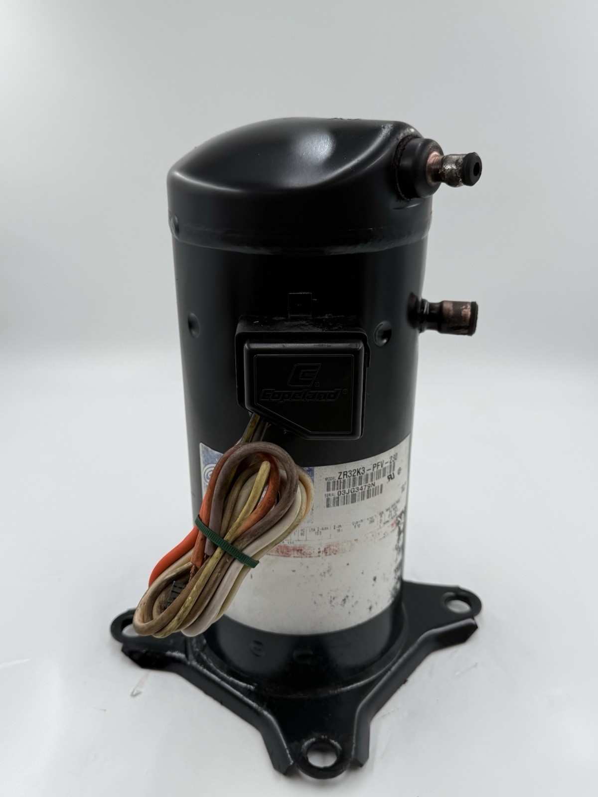 Copeland ZR32K3-PFV-230 Scroll Compressor R22 2.5-3 Ton ZR32K3-PFV-130 Tested