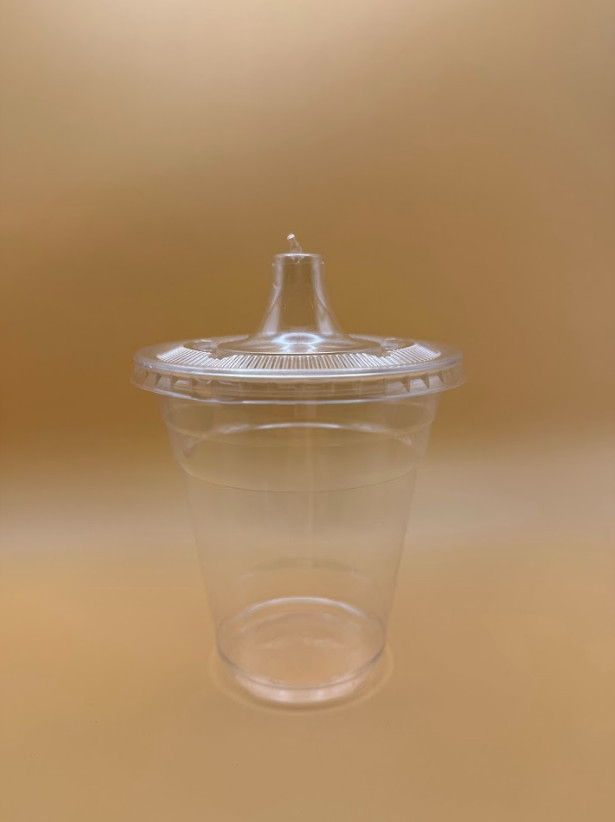 20 Oz Pet Plastic Cold Cups Beverage Cups With Lids