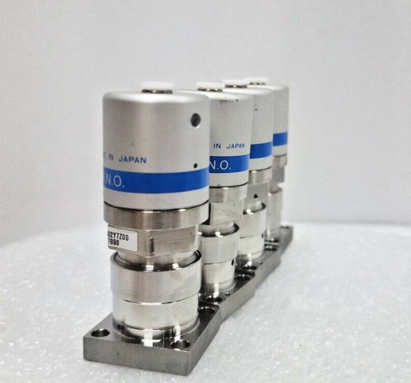Lot of 4 Fujikin O.P.0.5~0.6 Mpa, Lam 766-208308-002 Rev A Valve,Used,Jp_96932