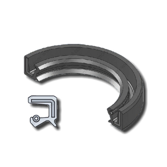 EAI Metric Oil Shaft Seal 17x35x5mm Dust Grease Seal TC Double Lip w/ Spring