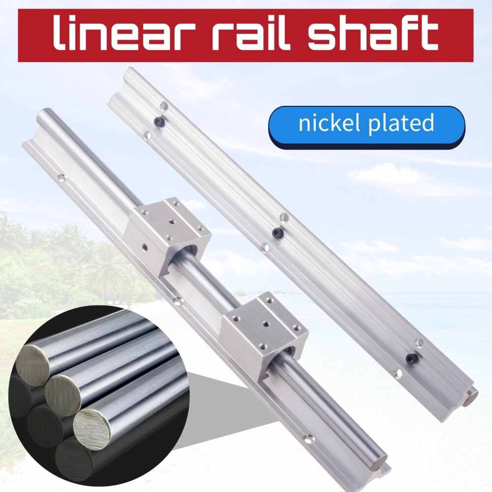 SBR12/16/20/25 Linear Guide Rail L200~2200mm+SBR12/16/20/25UU Bearing Blocks CNC