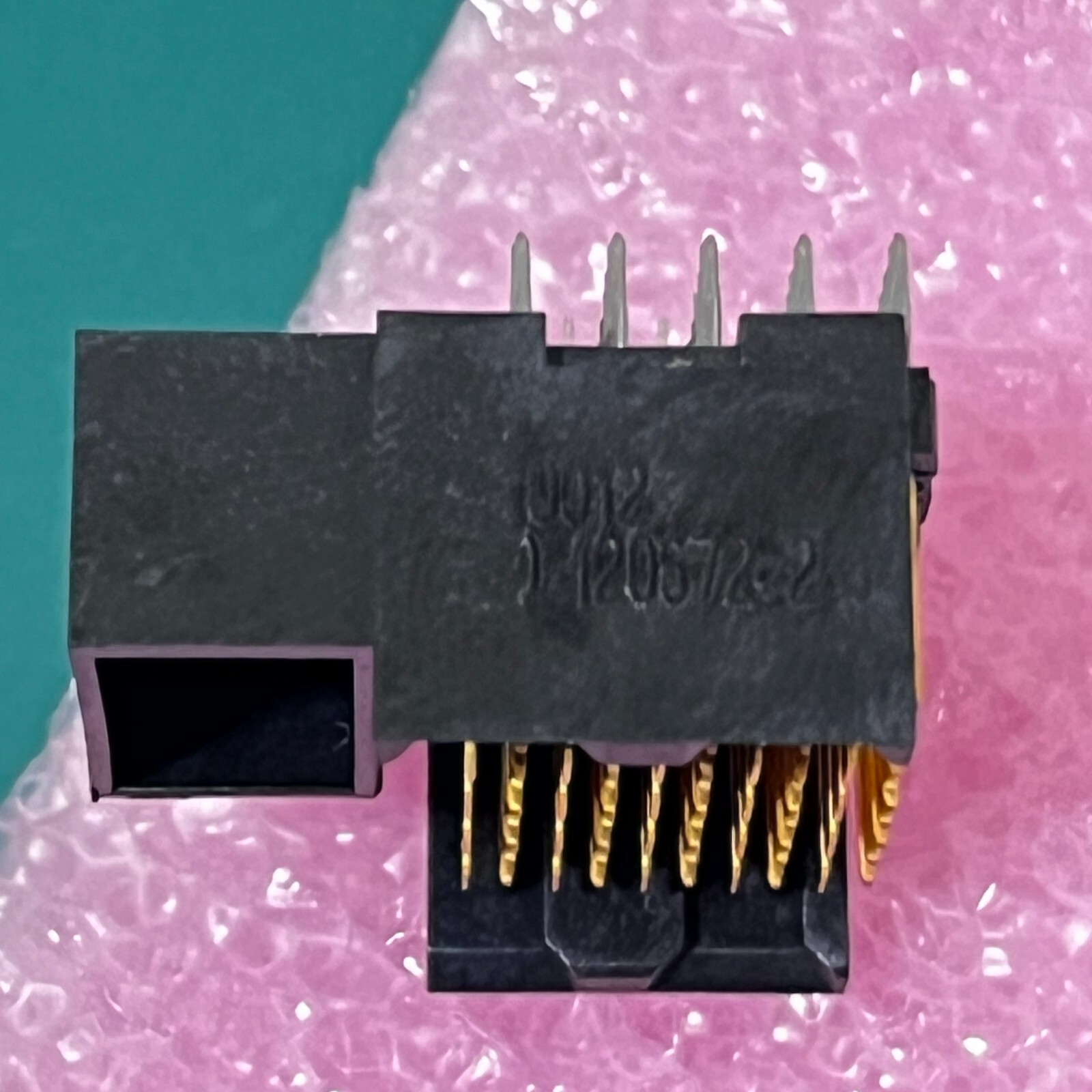 1x TE Conn. 50 POS Male Header Pins and Blades, Dual Beam, Left Side, 5120672-1