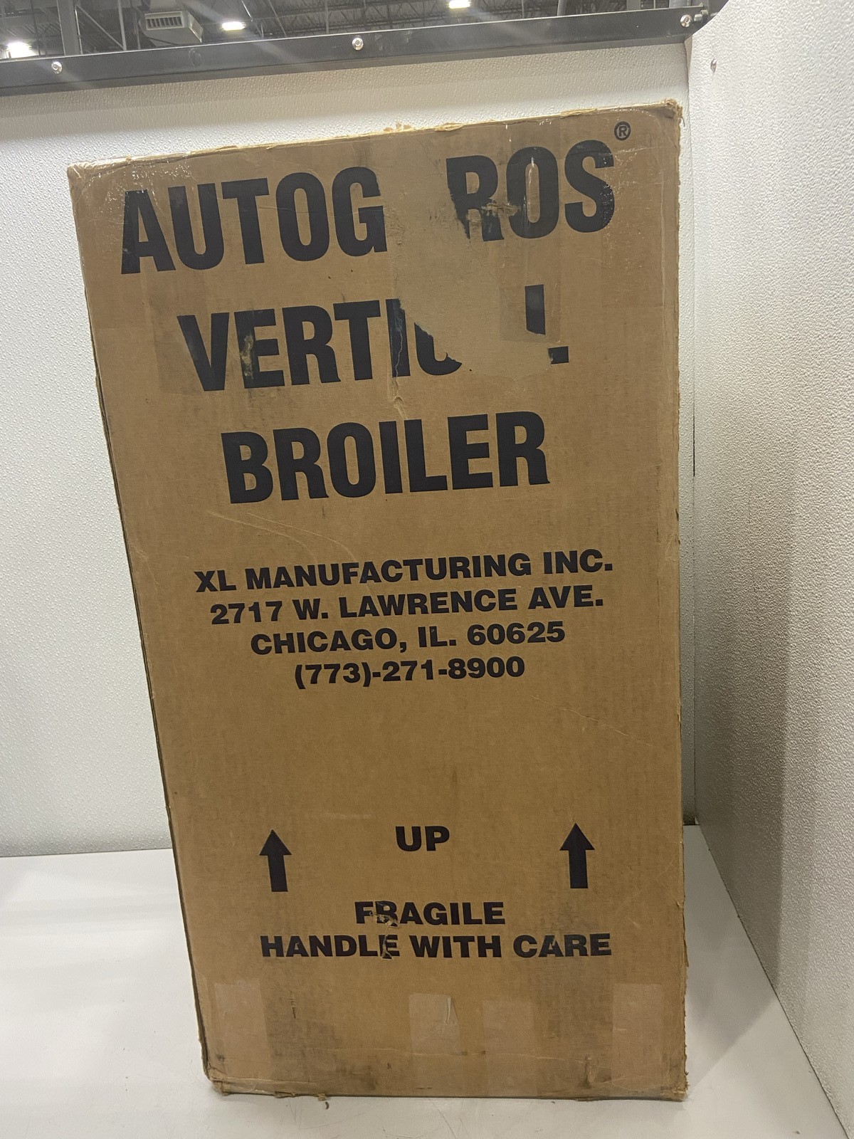 AutoGyros 65 lb. Vertical Natural Gas Gyro Broiler 4LG