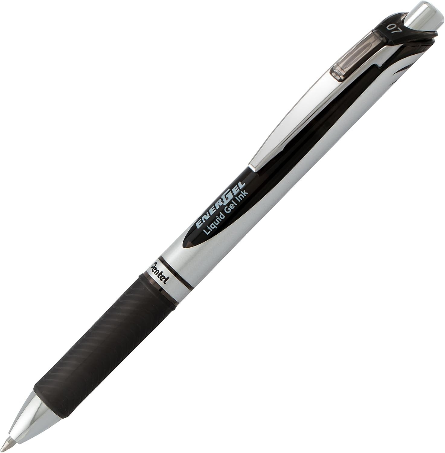 Pentel EnerGel RTX Retractable Liquid Gel Pen, 2 Count (Pack of 1), Black