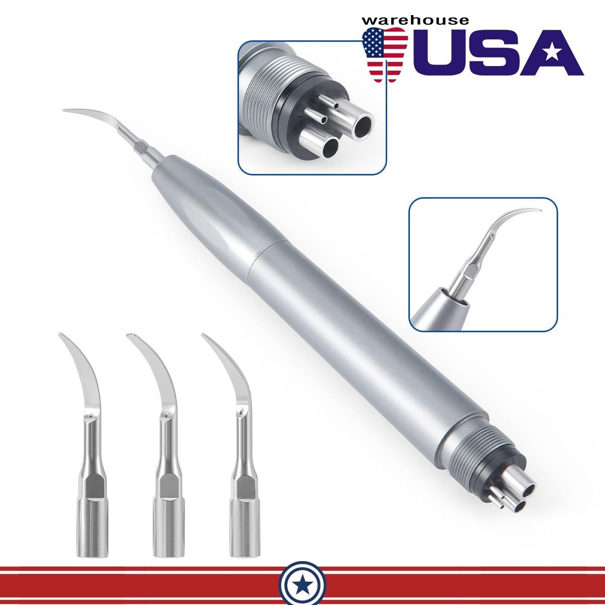 Dental Ultrasonic Air Perio Scaler Handpiece Hygienist Cavitron 2 Hole/4 Hole