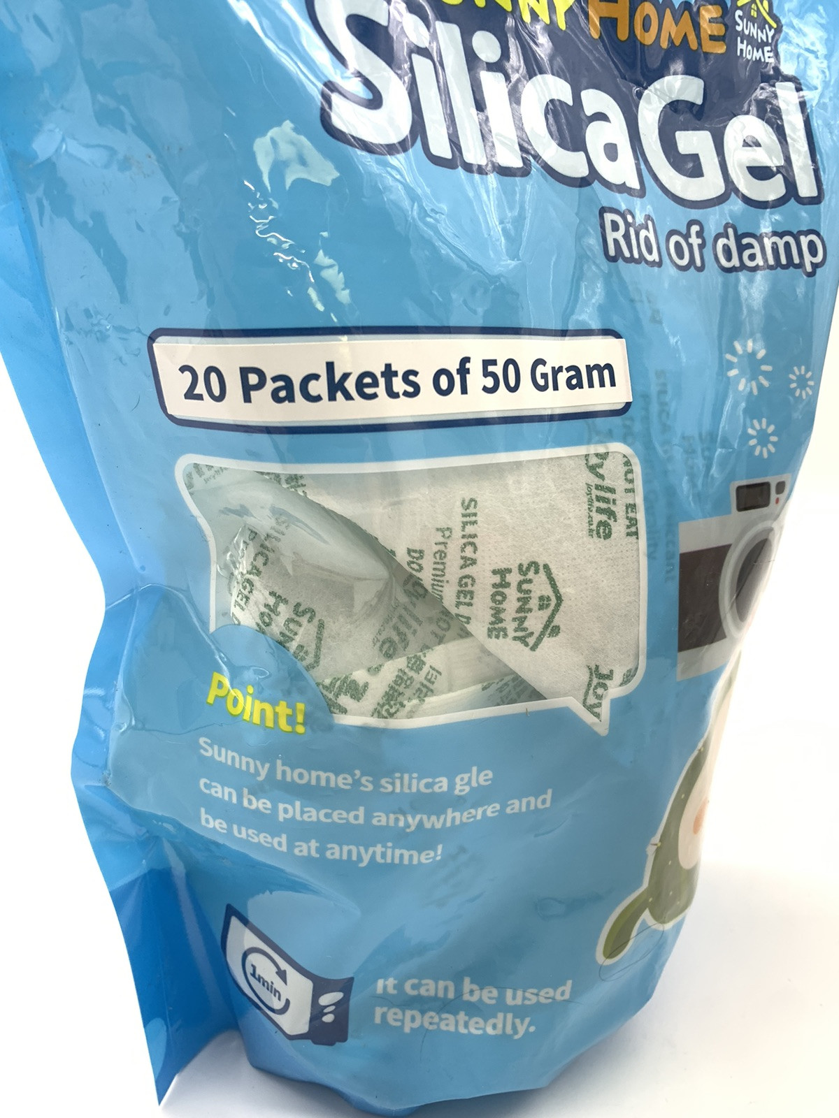 Sunny Home 20 Pack Of 50 Gram Food Grade Silica Gel Rid Of Damp