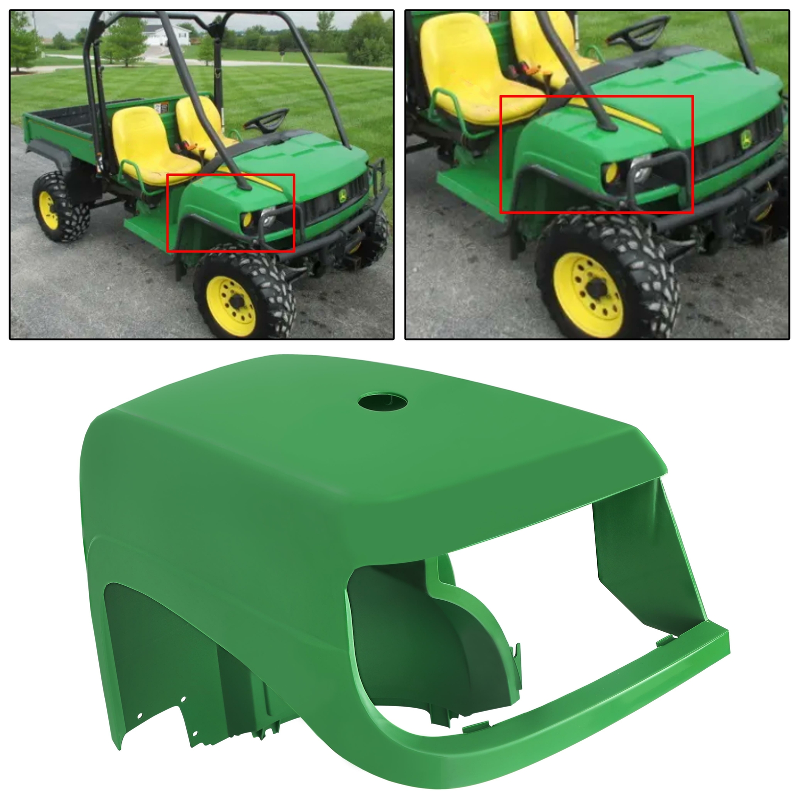 Front Right Fender Body Armor For John Deere Green Gator 620i 850D #AM137567
