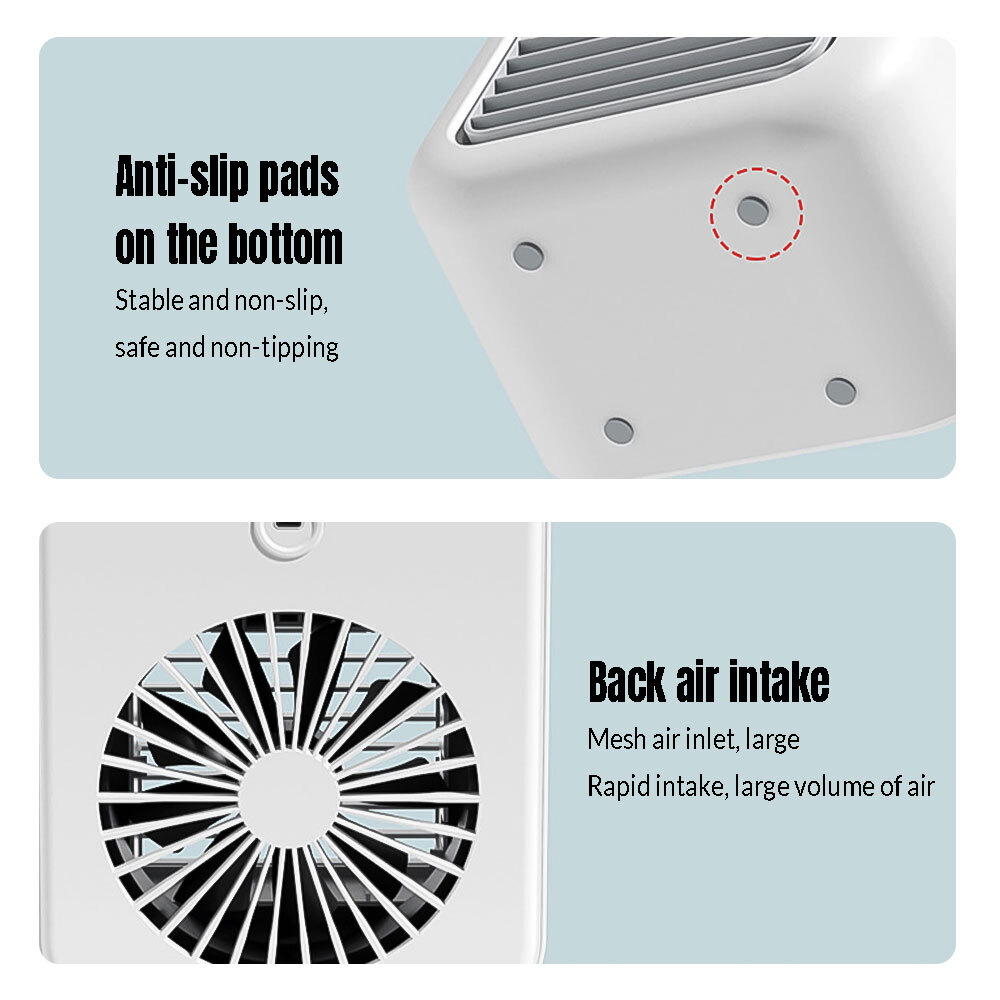 3-In-1 Air Cooling Fan Air Conditioner Cooler Evaporative Water Humidifier