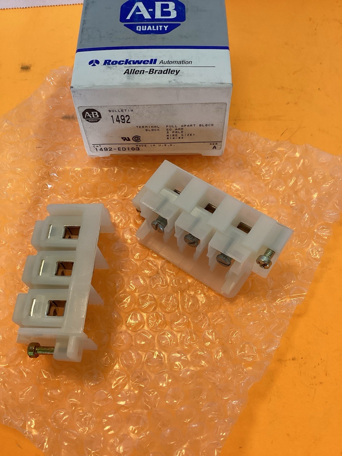 Allen-Bradley 1492-ED103 Pull Apart Block