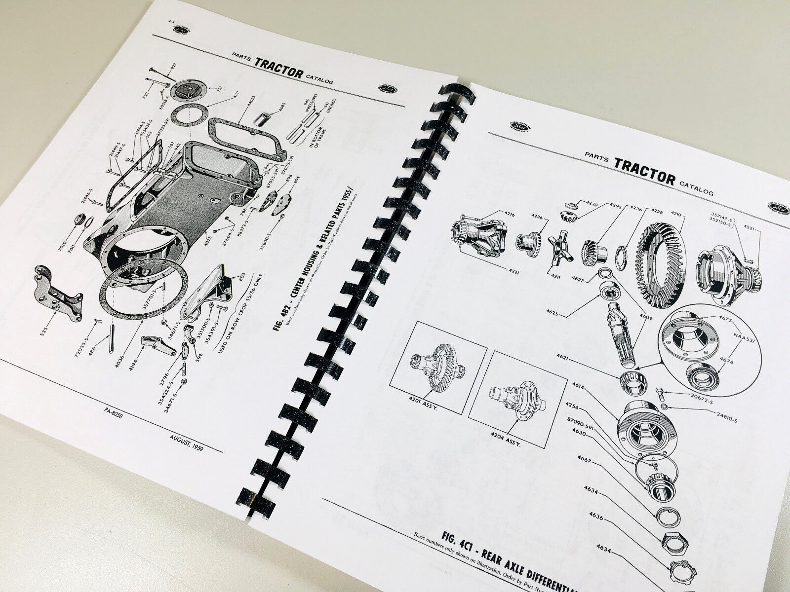 Ford NAA 1953-1959 Tractor Service Parts Operators Manual Shop Repair Set Owner