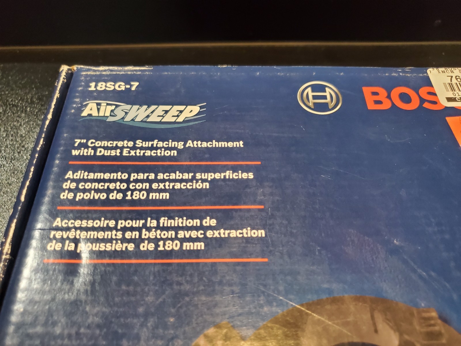 Bosch 18SG-7 Surface Grinding Guard – New Condition Open Box