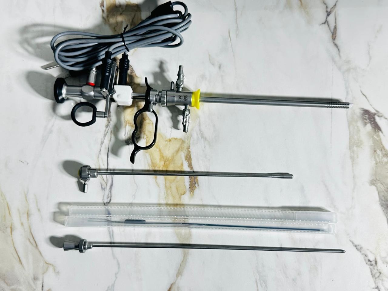 Bipolar Resectoscope Set Large, 22/24 Fr./Charr. with continuous flow And Loop