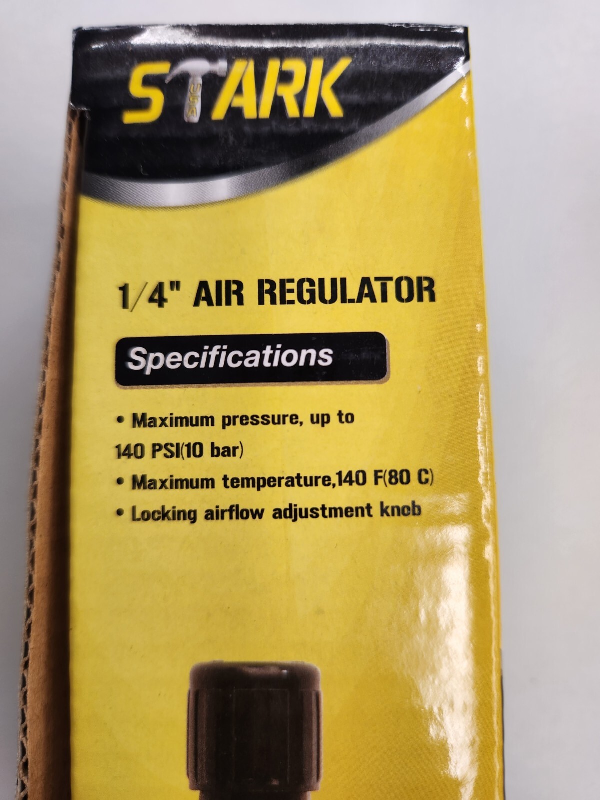 1/4″ Air Compressor Regulator w/ Gauge Stark Usa New