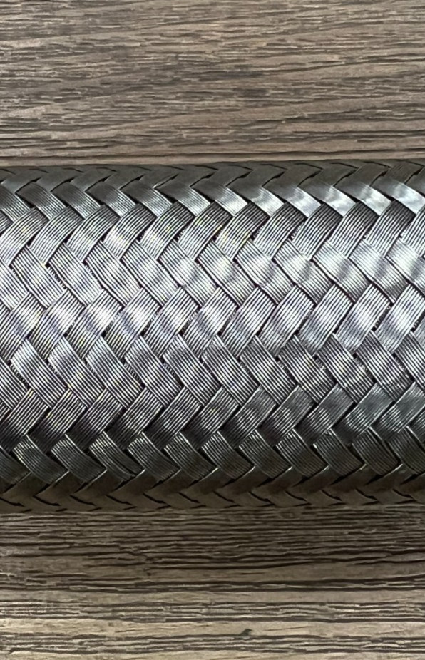 FLEX HOSES STAINLESS STEEL BRAIDED HOSE 1-1/4″ END HOSE DIA. 36″ LENGTH