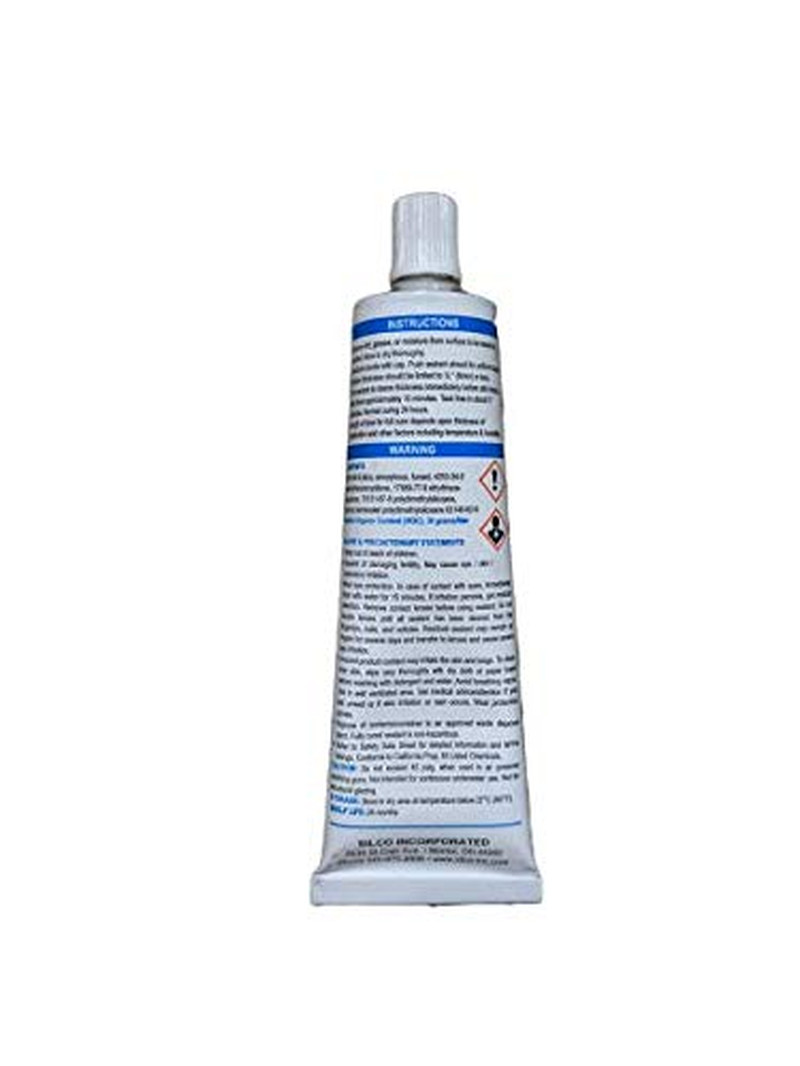 Silicone RTV 4500 FDA Grade High Strength Silicone Sealant, Black (2.8 Fl.Oz)
