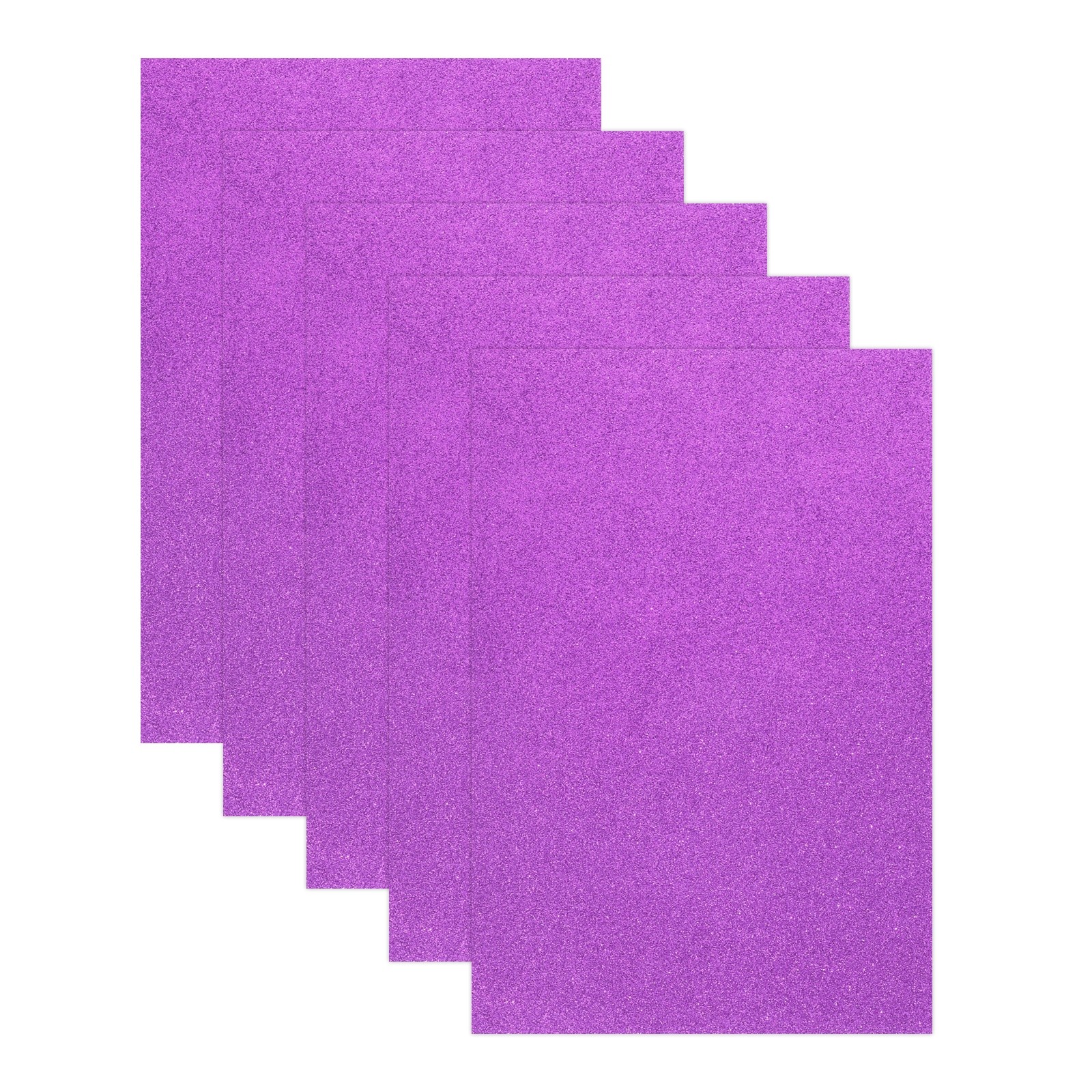 5 Sheets Purple Shiny Foam Sheets 8″x12″ EVA Foam Sheets for DIY Craft