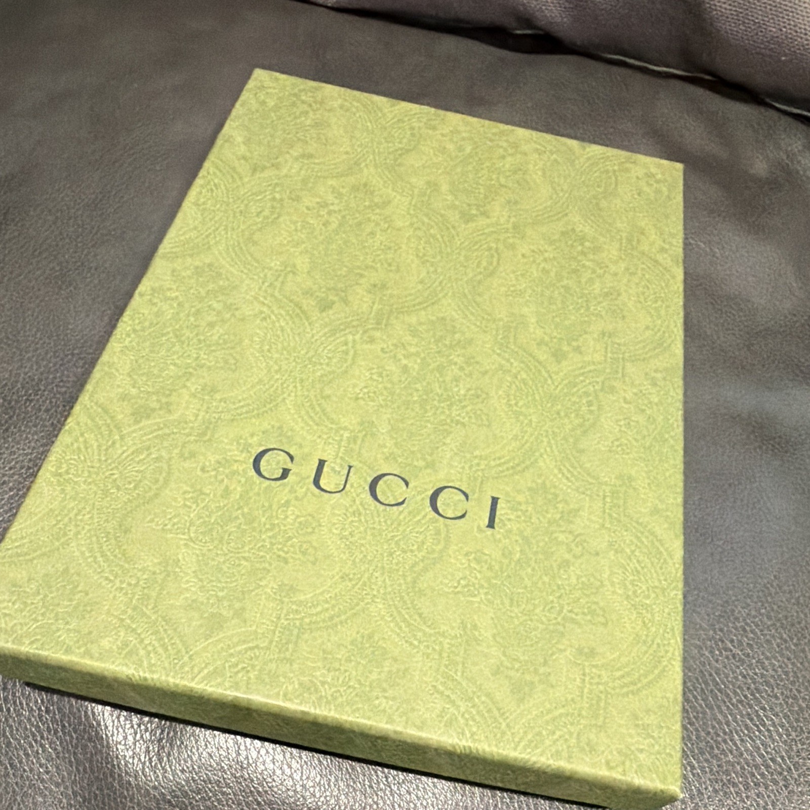 Gucci Floral Print Lined Notebook Journal w/ Elastic Strap in Box