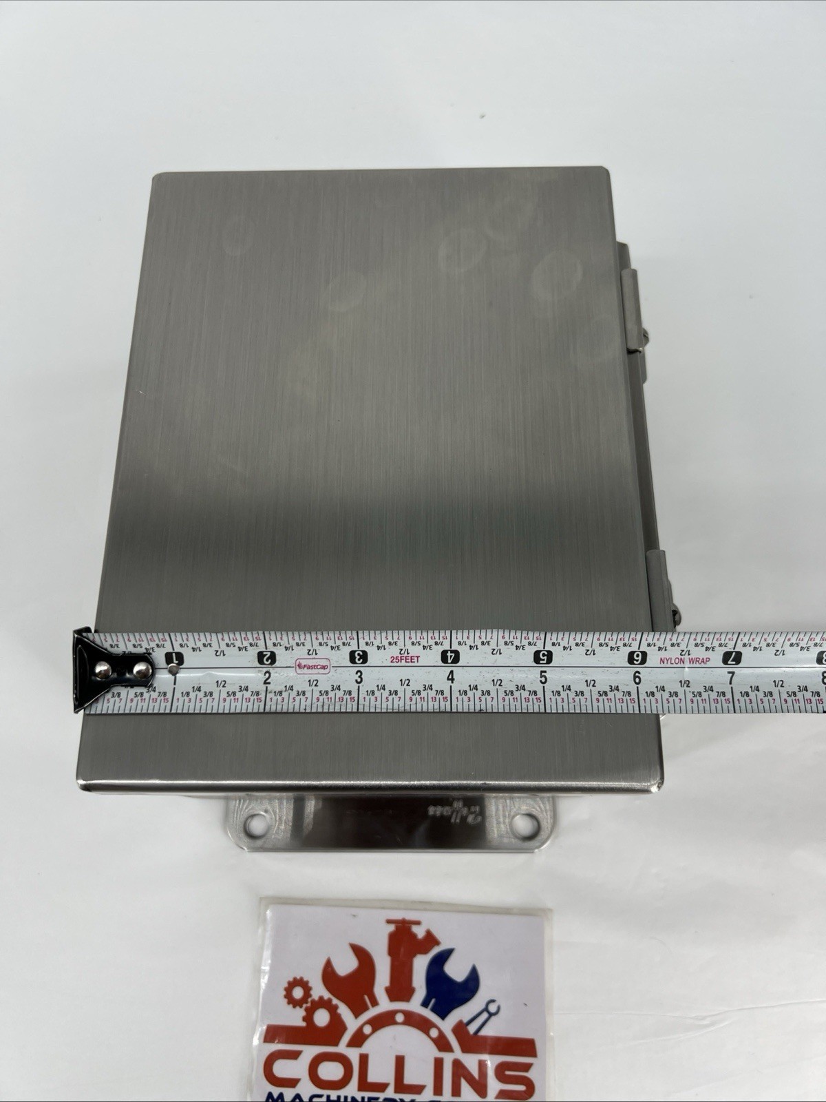Nvent Hoffman A8064CHNFSS, SS JIC BOX, Type 4X, 8x6x4, Stainless 304, NEMA 3RX