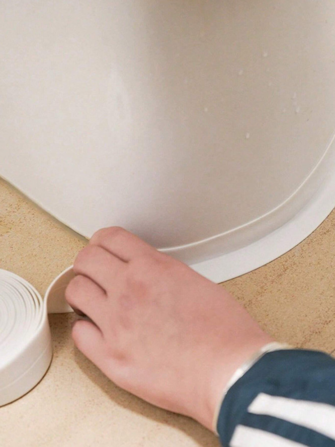 1.5 in. Waterproof Caulk Sealing Tape Mold-Proof Strip for Kitchen & Bathroom