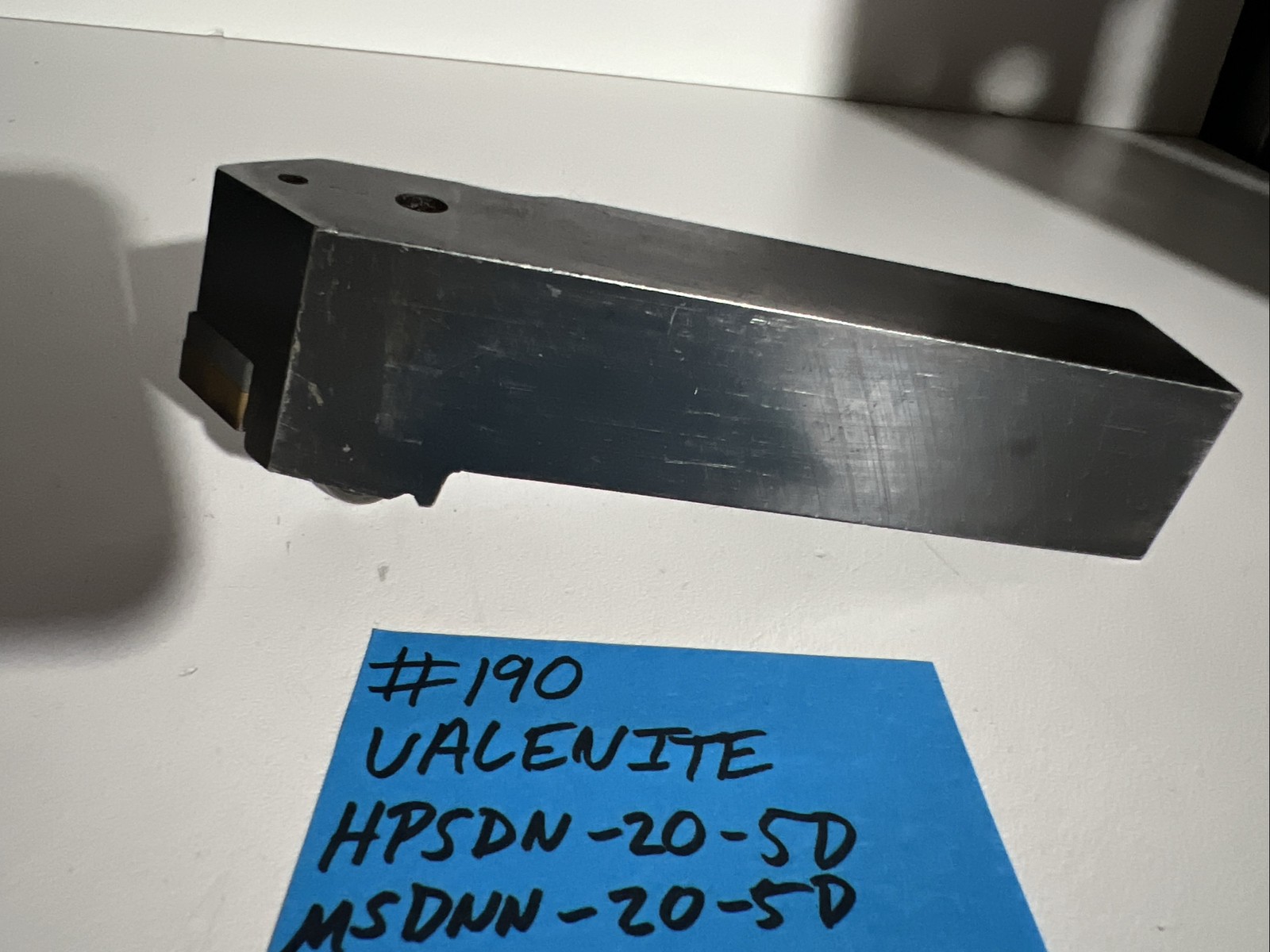 valenite HPSDN-20-5D Indexible Carbide Lathe Toolholder MSDNN 6”OAL 1.25Shank