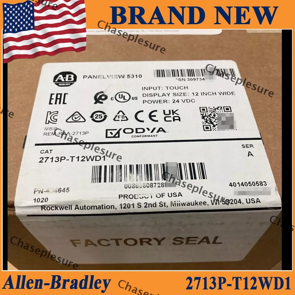 PLC AB 2713P-T12WD1 PanelView 5310 12″ wide Graphic Terminal 2713P T12WD1