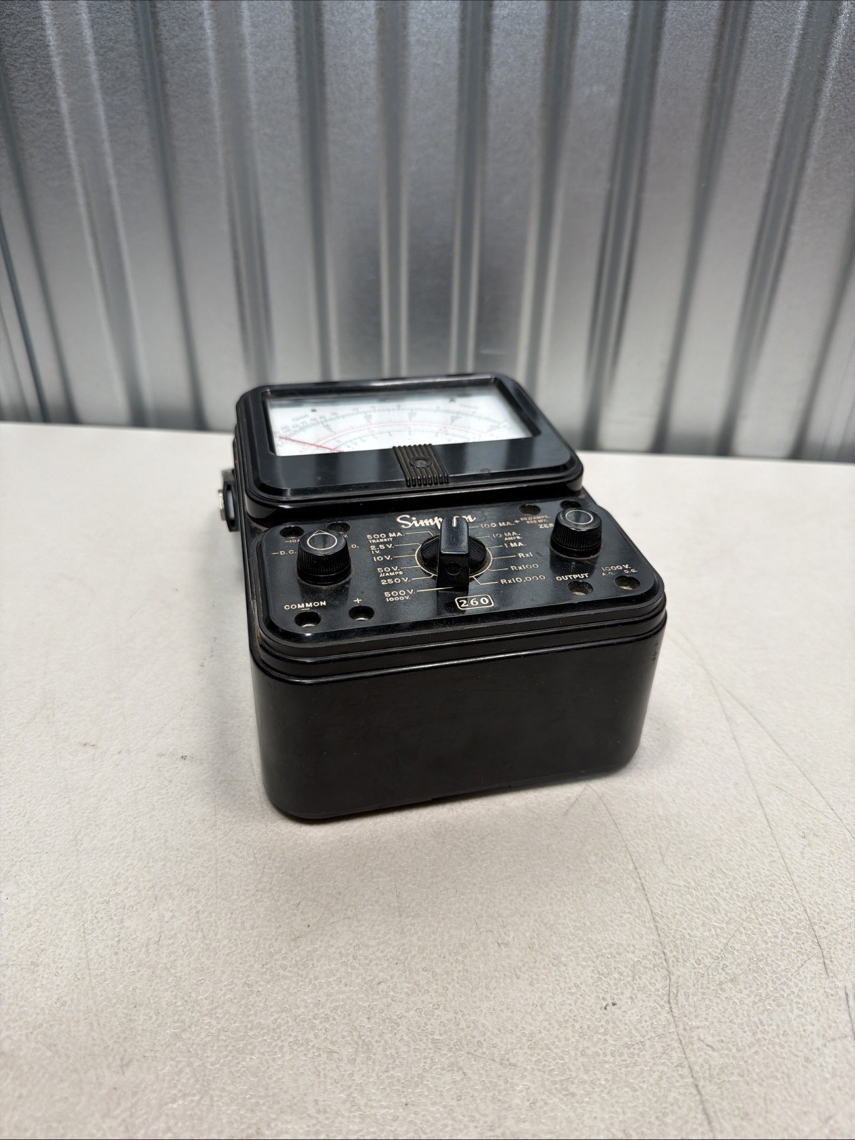 Simpson Vintage Model 260 Series 6 Multimeter Industrial Tester – Works!