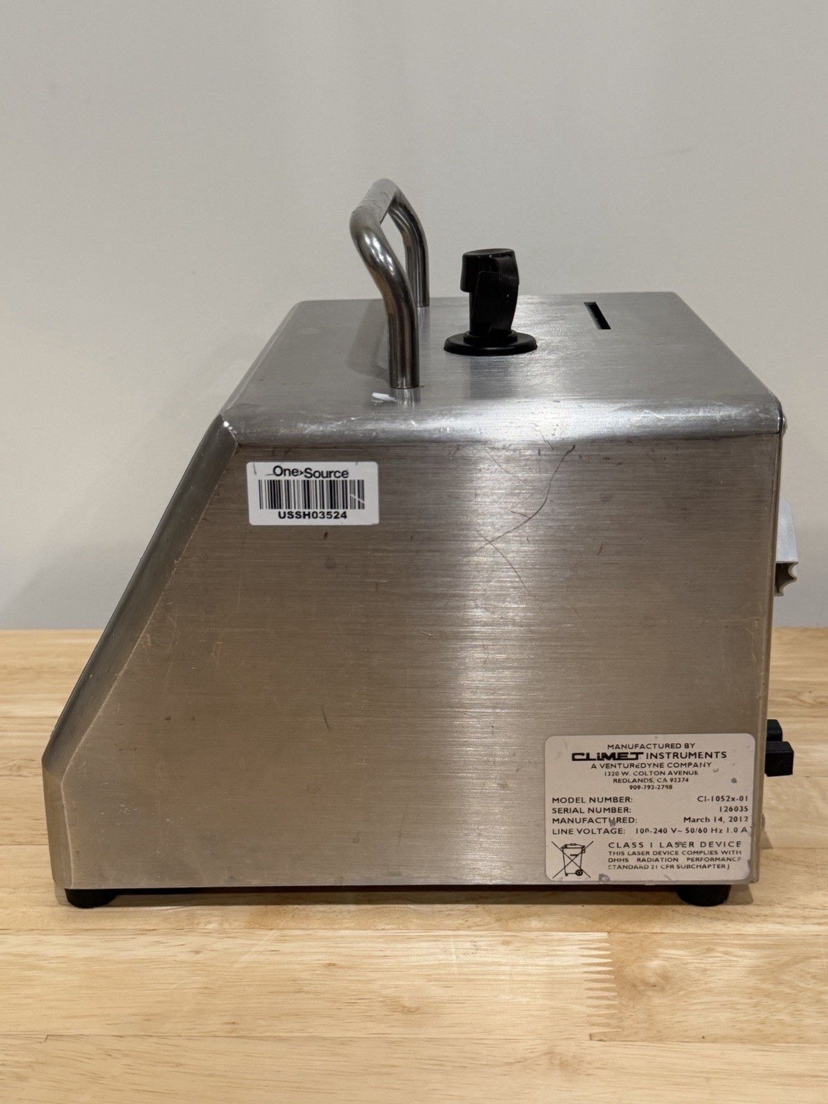 Climet CI-1052x-01 100 LPM Airborne Particle Counter CI-1052x – 2026 Calibration