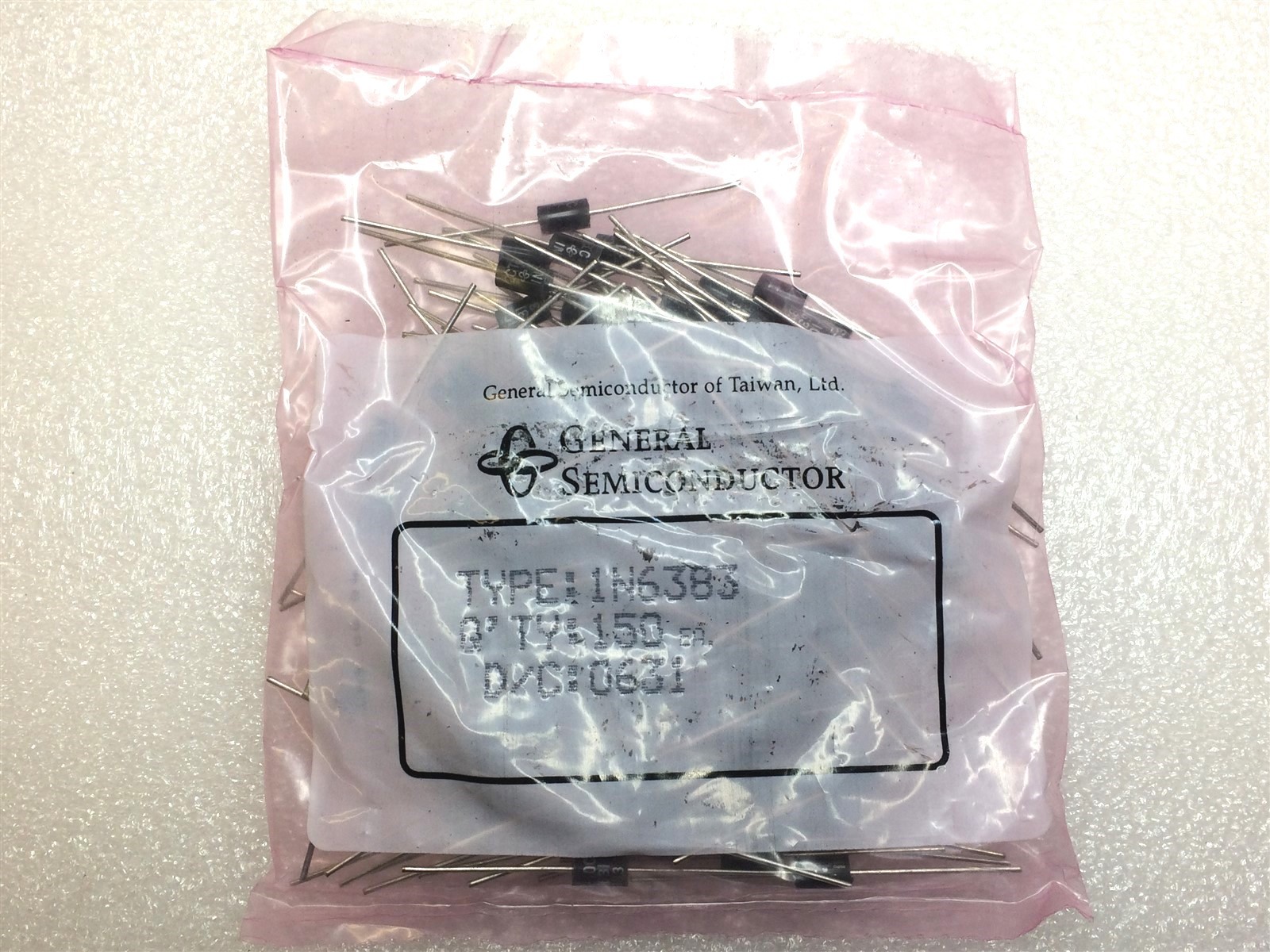 1N6383 VISHAY TVS DIODE 10V 14.5V 1.5KE 20 PIECES